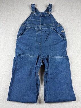 Vintage 90s PreNatal Maternity Denim Overalls S IT 40 42 Made in Italy Cotton